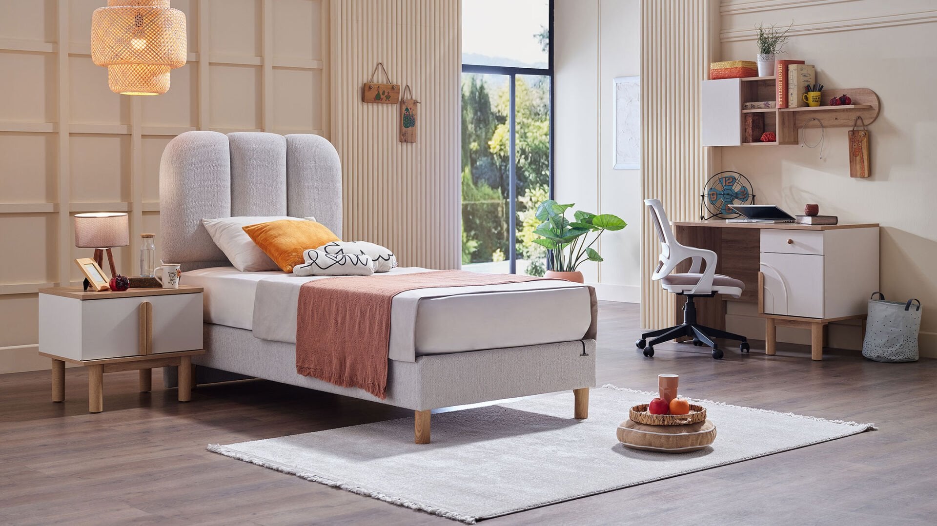 Boheems Genç Odası Baza 90X190