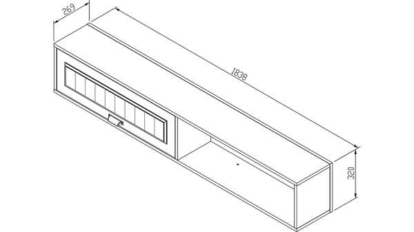 Andera Tv Ünitesi Dolap Modülü