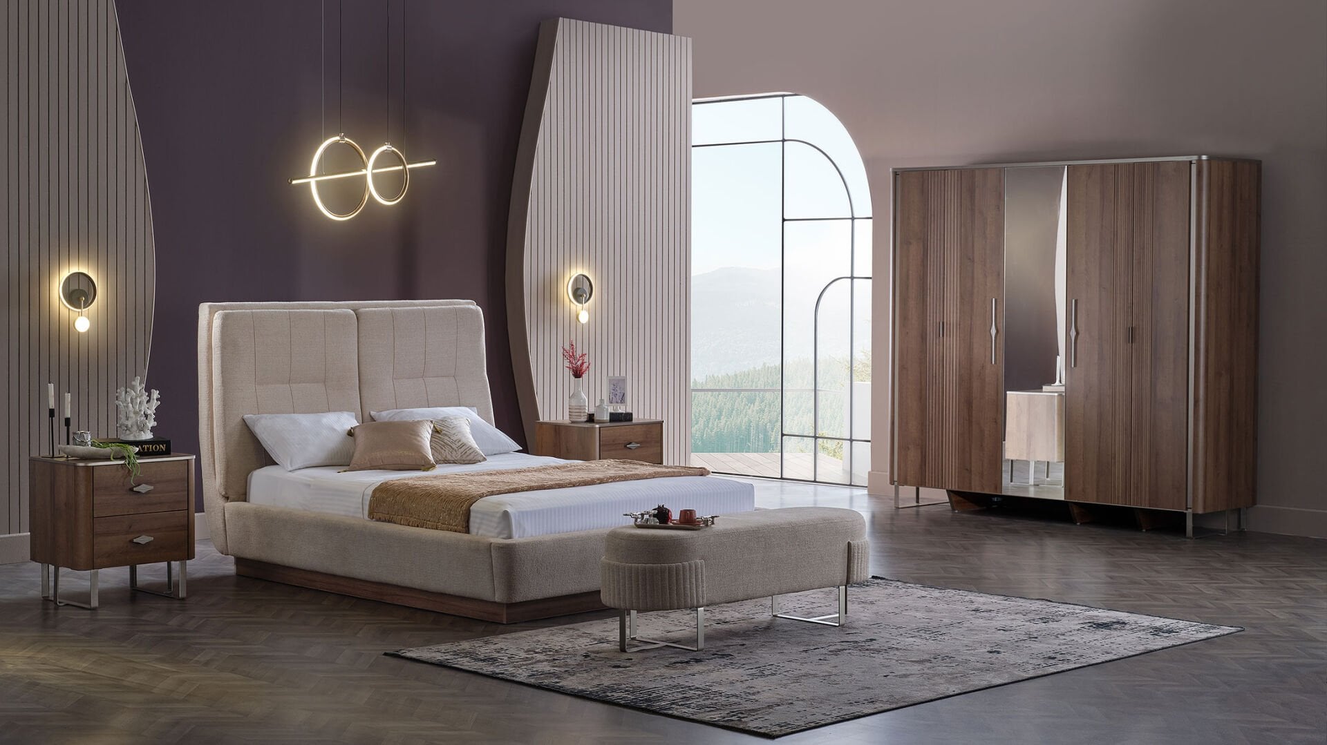 Mirante 5 Kapaklı Yatak Odası Takımı