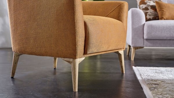 Luis Berjer - Kiremit - Meşe Renk Ayak