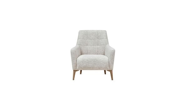 Luis Berjer - Beyaz - Meşe Renk Ayak