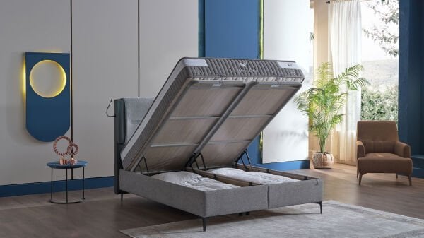 Hybrid Sleep Baza 160X200 - Gri