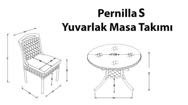 Pernilla S Yuvarlak Masa