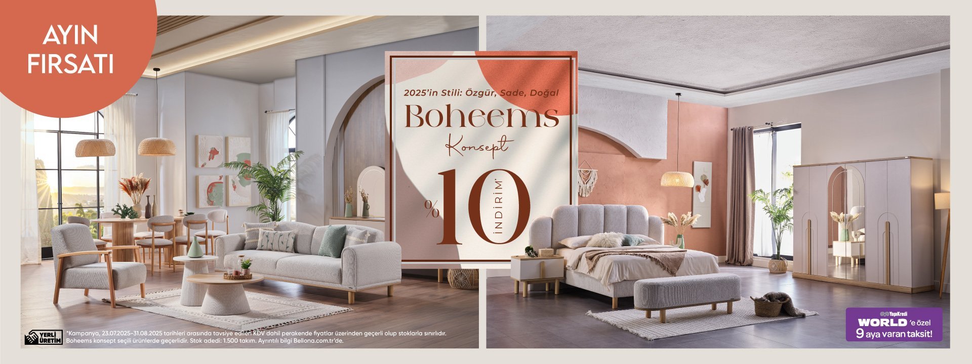 Boheems %10 İndirim