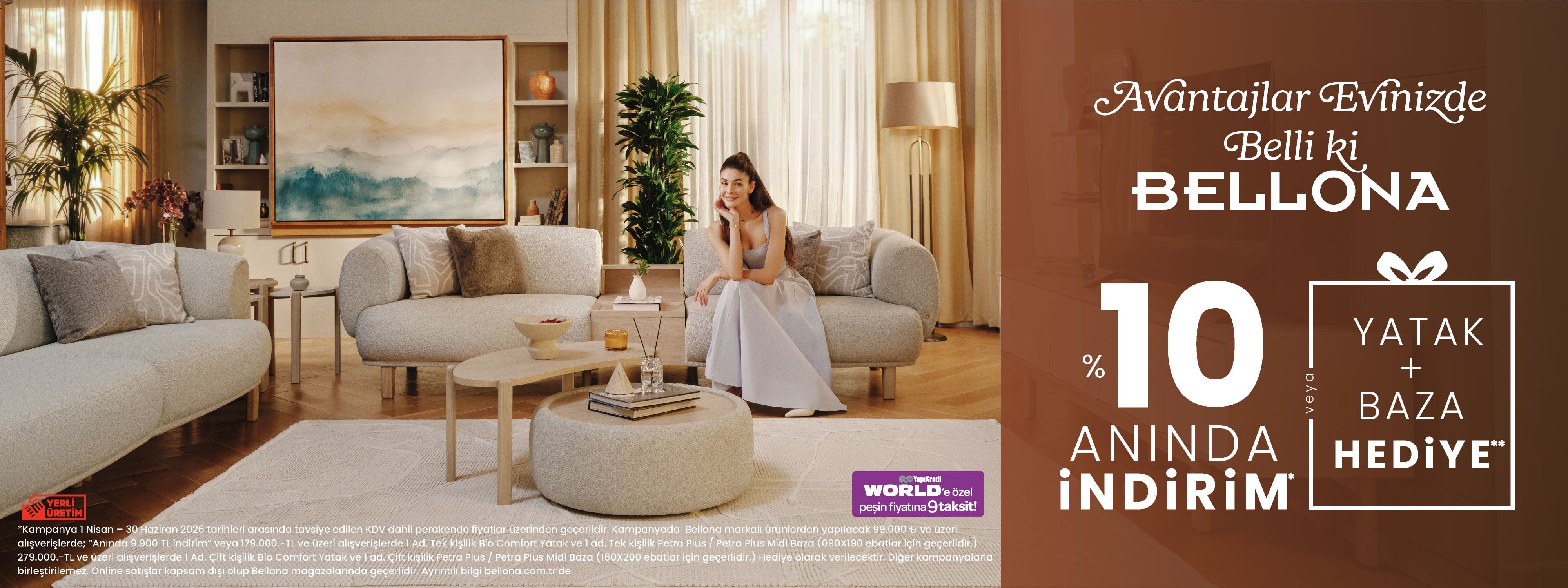 Avantajlar Evinizde Belli ki Bellona