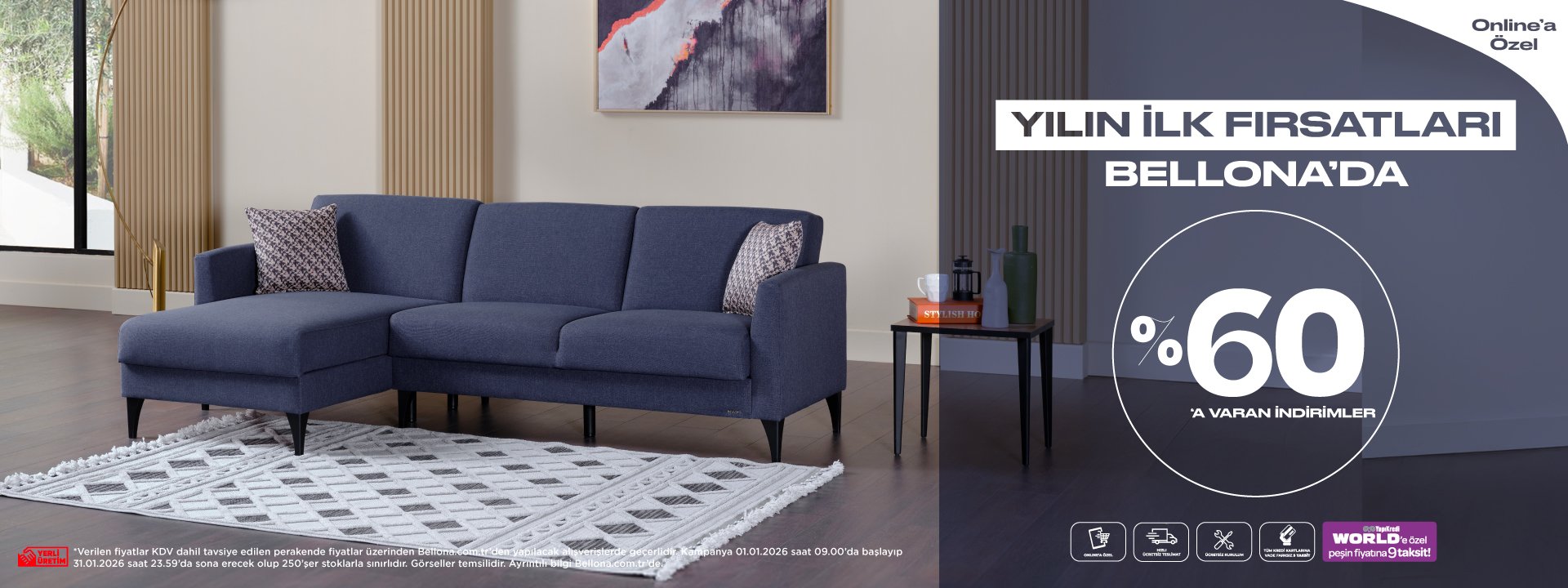 Yılın İlk Fırsatları Bellona'da