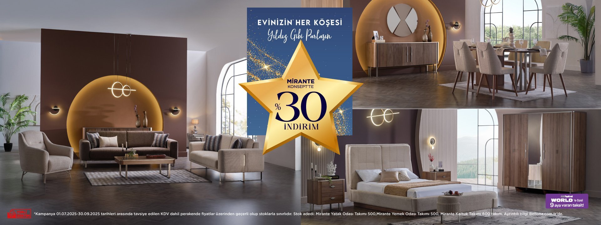 Yıldızlı Ürünler-Mirante Konsept
