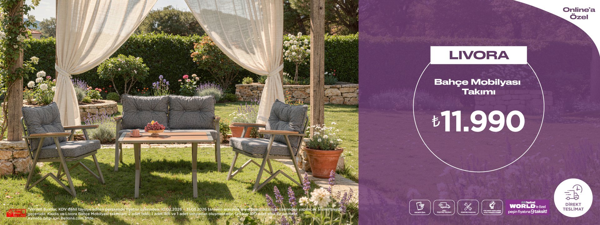 Livora Bahçe Mobilyası
